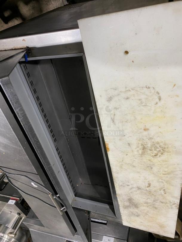 Fagor Commercial Stainless Steel 2 Door Refrigerated Bain Marie Style Mega Top Salad/Sandwich Prep Table! With Cutting Board! Model: FST-48-12 SN: 11100920M! 115V 1 Phase! On Casters! - Image 8 of 9