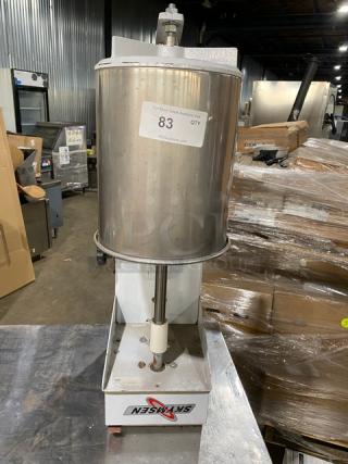 Skymsen Commercial Stainless Steel Electric Powered Handicraft Ice Cream Mixer! Model: BAK-16 SN: 000909! 110/220V! - Item #1186858