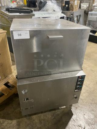 American Dish Service ET Series Commercial Stainless Steel Undercounter Dishwashing Machine! SN: WWS080206! 120V! On Legs!