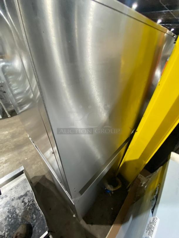 Eloma Genius Series Commercial Stainless Steel Electric Powered Double Stacked Combi Oven! With Digital Controls! With Built In Pan Slides & Wired Racks! On Legs! 2X Your Bid Make One Unit! - Image 4 of 9