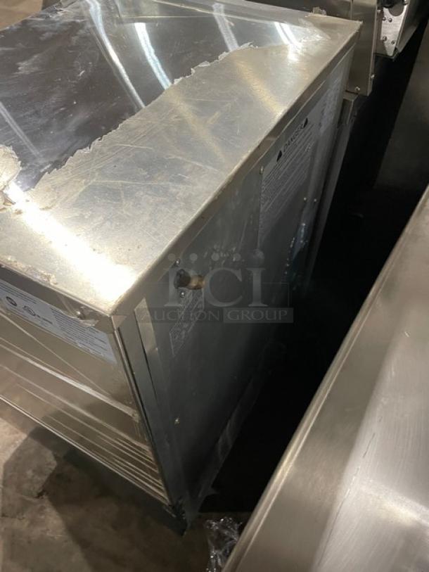 Maxx Ice Commercial Stainless Steel Electric Powered Undercounter Automatic Ice Maker/Bin Combo! Model: MIM250 SN: 1408025000425! 115V! On Legs! - Image 3 of 7