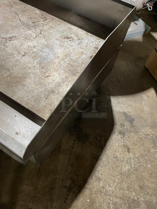 Lang Commercial Stainless Steel Electric Powered Countertop Flat Griddle! With Back & Side Splash! On Legs! - Image 3 of 7