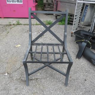 Woodard Landgrave Cast Aluminum Black Patio Chair. 2XBID - Item #1189996