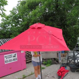 One Patio Umbrella.