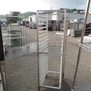 One Aluminum Speed Rack On Casters. 20X26X69
