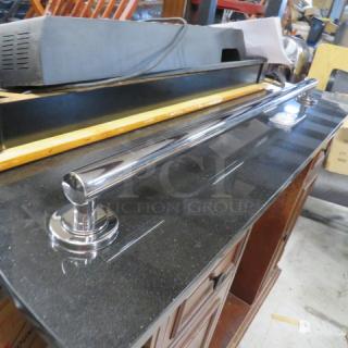 One NEW Symmons 42 Inch Polished Chrome Grab Bar.  #353GB-42. $173.60.