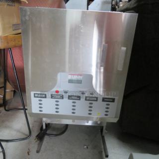One Bunn Cappucino Beverage System With 5 Hoppers. #IMIX-5. 12/208-240 Volt. 19X23.5X35. $3849.00 - Item #1190157