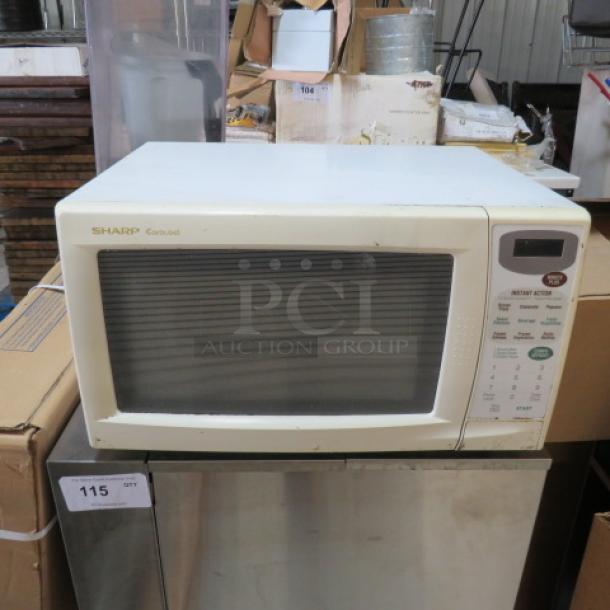 One Sharp Microwave. #R-303CW. 120 Volt. - Image 1 of 1