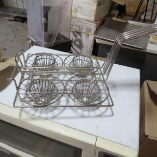 One NEW Mini Taco Basket Deep Fryer Basket. - Item #1190187