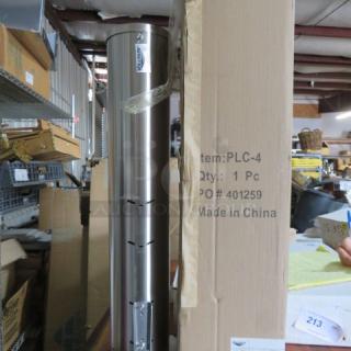 One Vollrath Stainless Steel Cup Dispenser. #PLC-4.