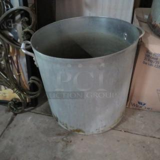 One Aluminum Stock Pot. 18X18