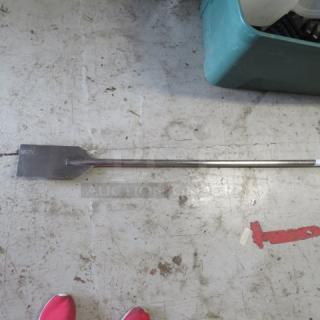 One 48 Inch Stainless Steel Paddle.