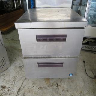 One WORKING Hosizaki 2 Drawer Worktop Refrigerator On Casters. Model# CRMR27D. 115 Volt. 27X30X33. $4058.21 - Item #1190248