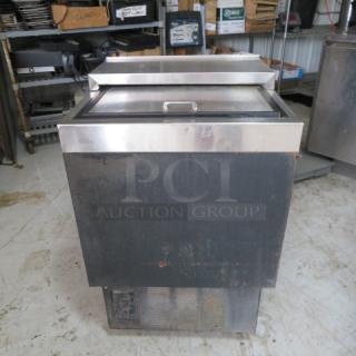 One WORKING Glastender Glass Froster On Casters. Model# MF24-B2. 115 Volt. 24X24X36.5. $3890.36