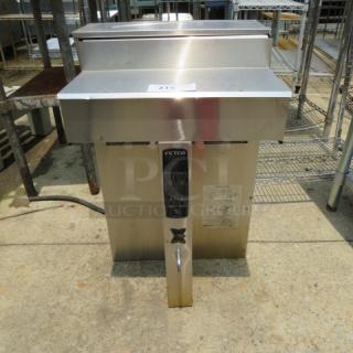 One Fetco Dual Brewer.  Model# CBS-2042e. 120/208-40 Volt. 19X16X31