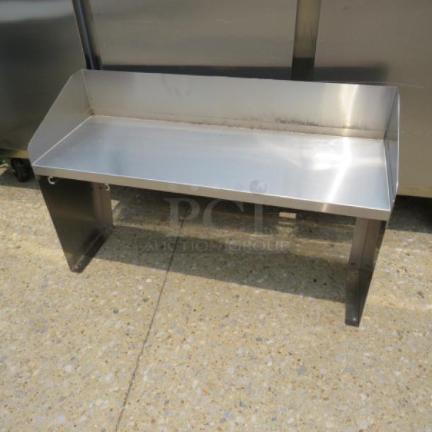 One Stainless Steel Over Shelf 36X13X22 - Image 1 of 1