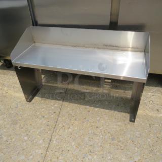 One Stainless Steel Over Shelf 36X13X22