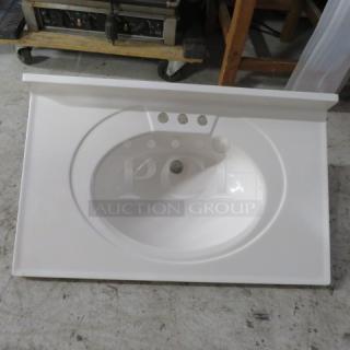 One NEW 31X19 Vanity Top
