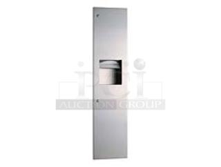 One NEW Bobrick Paper Towel/Trash Dispenser. #3803. $470.06