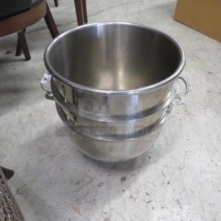 One Stainless Steel Mixer Bowl. - Item #1190286