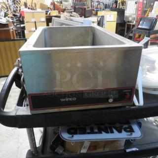 One Winco Food Warmer. Model# FW-5500. 120 Volt. 1200 Watt.