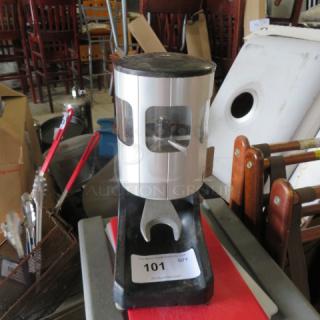 One Mazzer Grinder.