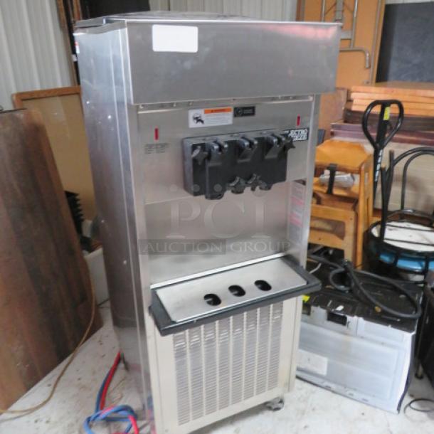 One Electro Freeze Soft Serve Machine On Casters. Model# SL-500-132. 208-230 Volt. 3 Phase. - Image 1 of 3