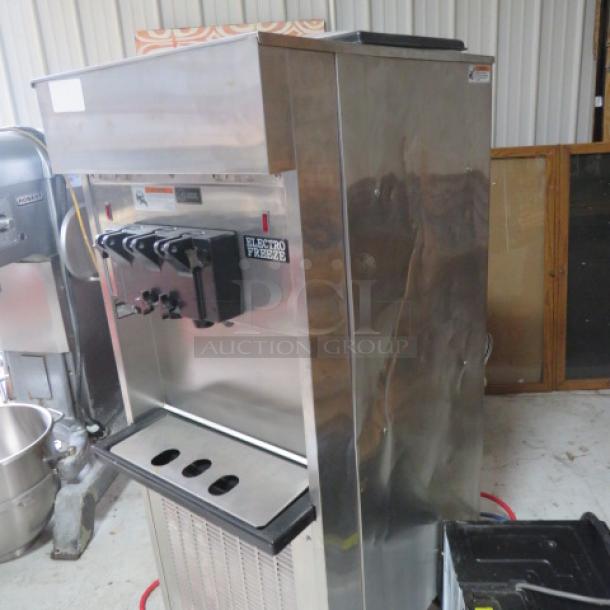 One Electro Freeze Soft Serve Machine On Casters. Model# SL-500-132. 208-230 Volt. 3 Phase. - Image 3 of 3