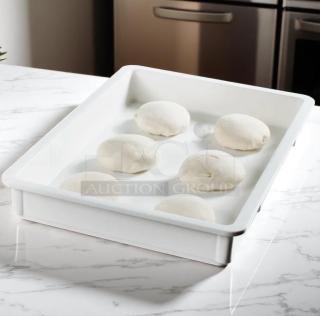 EXCELLENT CONDITION DOUGH BOXES – Lot of 5 – Stackable Pizza Dough Trays – 29