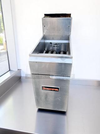 Excellent Condition Gas Fryer – Sierra SRF-40-30 – 40 lb – Natural Gas – Fully Tested & Working!