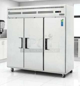 Excellent Condition 3-Door Commercial Refrigerator – Everest ESR3 – 115V – Fully Tested & Working!