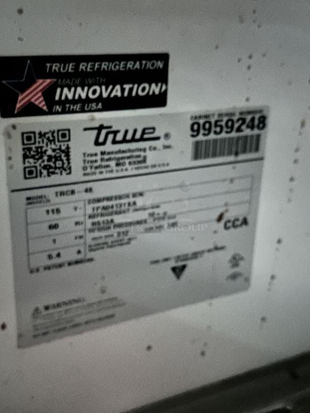 Excellent Condition Refrigerated Chef Base – True TRCB-48 – 48" – 115V – Fully Tested & Working! - Image 8 of 10