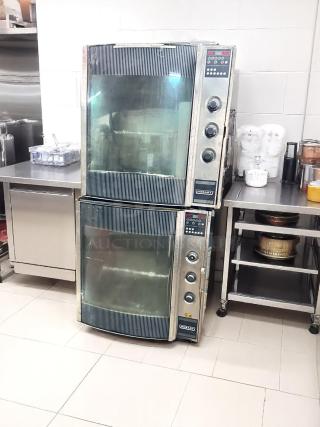 Excellent Condition - STACKED CONVECTION OVENS – Hobart HR7 – Used – Fully Tested