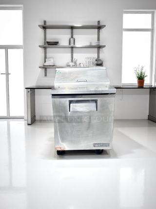 Excellent Condition Refrigerated Sandwich Prep Table – True TSSU-27-08 – 27" – 115V – Fully Tested & Working!