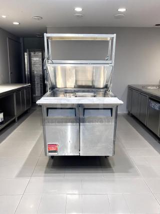 Excellent Condition Refrigerated Sandwich Prep Table – Turbo Air MST-36-15 – 36" – 115V – Fully Tested & Working!