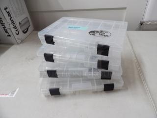 Bass Pro Shops Tackle Box, set of 4, 18 compartments, brand new!!!
10.5x7 inches
