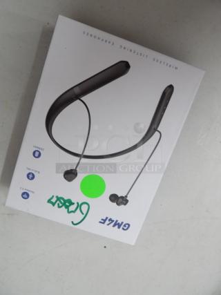 Wireless listening Earphones, Model# GM4F, 250MAH, used like new