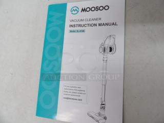 MOOSOO Stick Vacuum Cleaner, model# XL618A, 100W, 17x11x7.5
brand new in box!!!