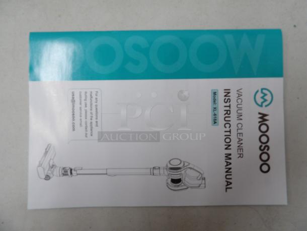 MOOSOO Stick Vacuum Cleaner, model# XL618A, 100W, 17x11x7.5
brand new in box!!! - Image 2 of 5
