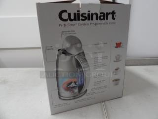 Cuisinart PerfectTemp Cordless Programmable Kettle, CPK-17 Series
Brand New in Box