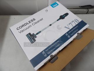 INSE Cordless Vacuum Cleaner, Model# V770, 200W , 22.2Volts, 7 pounds
Brand New in Box