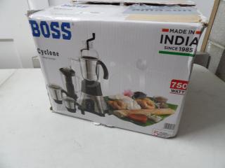 BOSS Mixer Grinder Cyclone 750W 3Pseed Control with LED
Like New, in original box