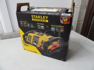 Stanley FATMAX Jump starter & Air Compressor, 1200 Amp Max, USB Power, 12V, Model# PP1DCS
Brand New in Box, never used!!