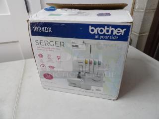 Serger Sewing Machine, Brother, model# 1034DX
Brand New In box!!!