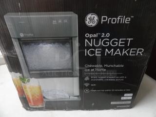 GE Profile Opal 2.0 Nugget Ice Maker, works with SmartHQ App, Stainless Steel, Model# XP1023CSS
In orginal box, powers on, never used - Item #1186580