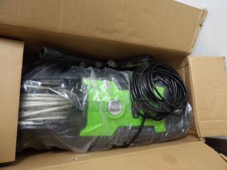 Eletric Pressure Washer, Greenworks, 1700 PSI 1.2 GM, GPW 1702, 120V, weight 17 lbs.