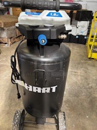 Hart 20 Gallon 1.8 HP Vertical Air Compressor - Portable Design