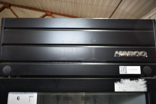 2019 Habco SE18 Metal Commercial Single Door Reach In Cooler Merchandiser w/ Poly Coated Racks. 115 Volts, 1 Phase. Tested and Working! - Image 3 of 6