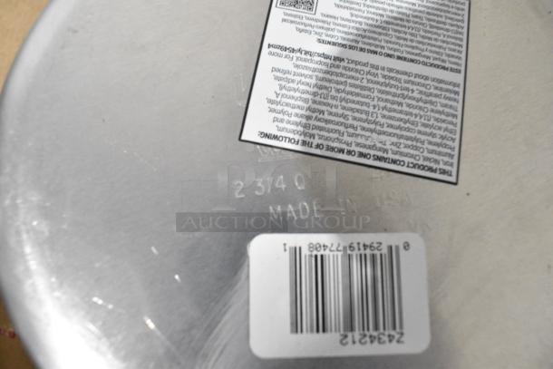 6 BRAND NEW SCRATCH AND DENT! Items Including 2 Vollrath Z434112 Wear-Ever 1.5 Qt. Tapered Non-Stick Aluminum Sauce Pan with SteelCoat x3 and Blue Silicone Cool Handle, 2 Vollrath Z434212 Wear-Ever 2.75 Qt. Tapered Non-Stick Aluminum Sauce Pan with SteelCoat x3 and Blue Silicone Cool Handle, 2 Vollrath Z434412 Wear-Ever 4.5 Qt. Tapered Non-Stick Aluminum Sauce Pan with SteelCoat x3 and Blue Silicone Cool Handle. 6 Times Your Bid! - Image 7 of 9