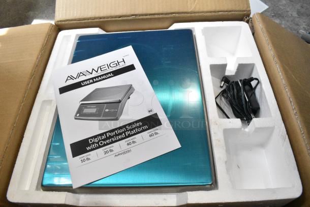 BRAND NEW SCRATCH AND DENT! AvaWeigh PC10OS 10 lb. Digital Portion Control Scale with an Oversized Platform - Image 3 of 7